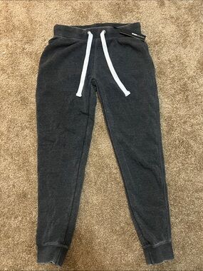 Fashion Nova Charcoal Gray Drawstring Jogger Pants